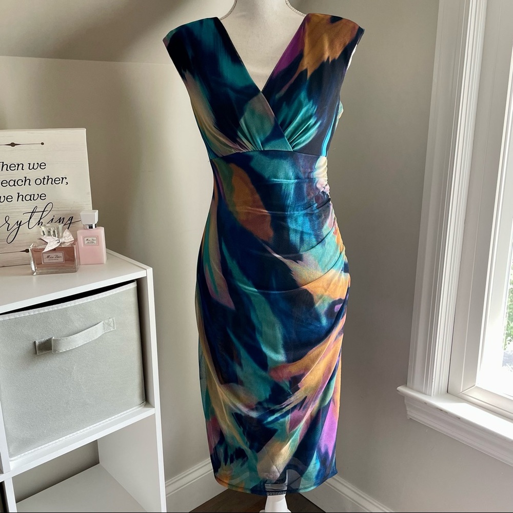 *Size 4* Multicolored Cocktail Dress